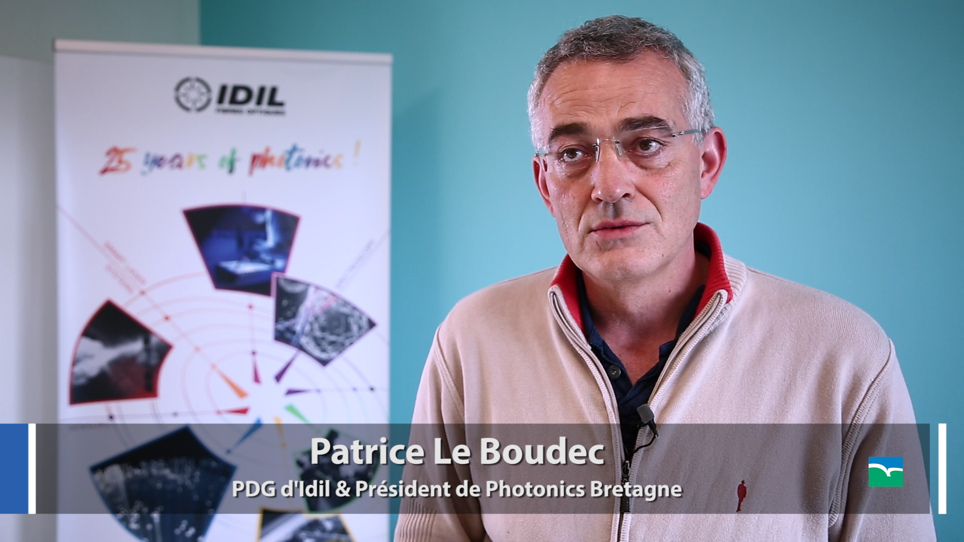 Patrice Le Boudec, PDG d'Idil & président de Photonics Bretagne
