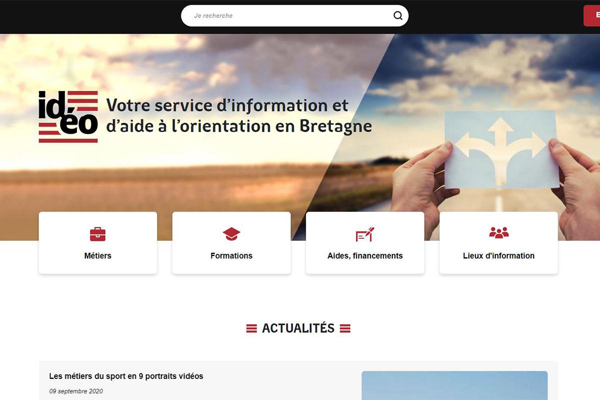 Idéo, une plateforme en ligne pour former et orienter les Bretons