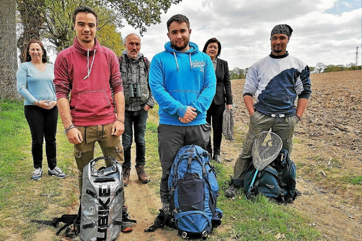 Près de Guingamp, trois étudiants de l’UCO à l’assaut de la biodiversité