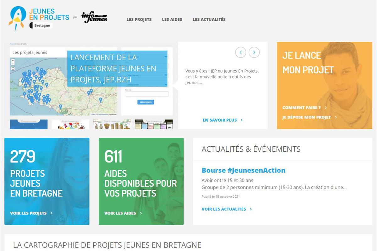 Lancement de la plateforme Jeunes En Projets, JEP.BZH