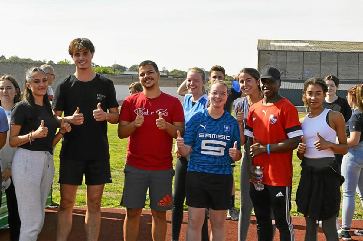 À Dinan, 260 étudiants font leur rentrée sportive au stade Maurice-Benoist