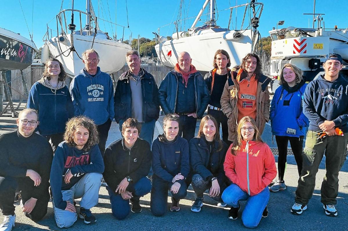 À Perros-Guirec, les étudiants de Lannion toutes voiles dehors