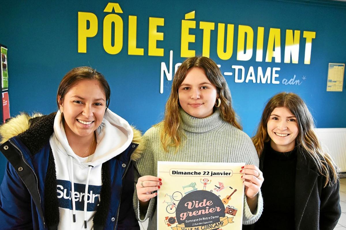 Les BTS du lycée Notre-Dame de Guingamp organisent un vide-greniers