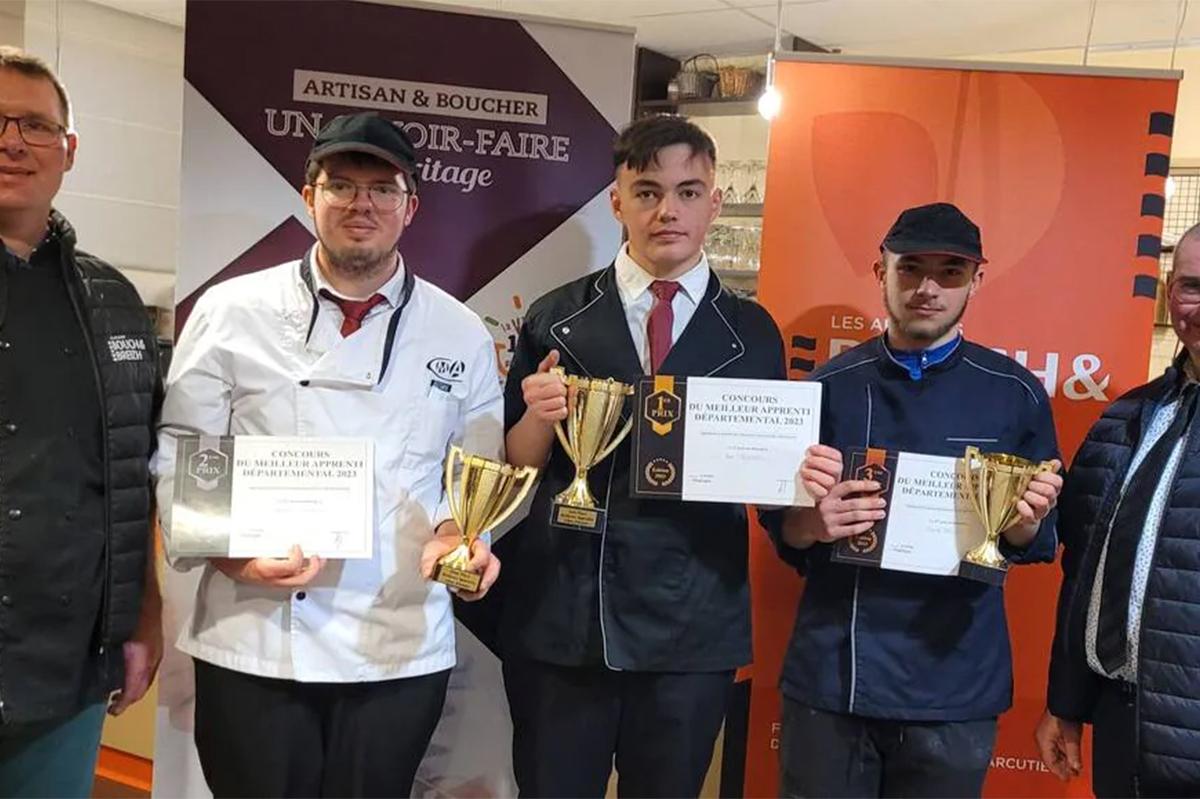 Ploufragan. Les meilleurs apprentis bouchers du département élus