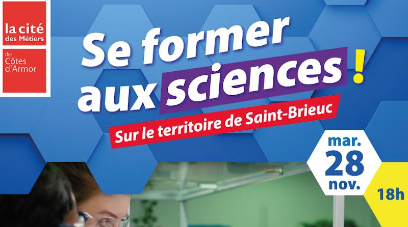 Affiche de se former aux sciences