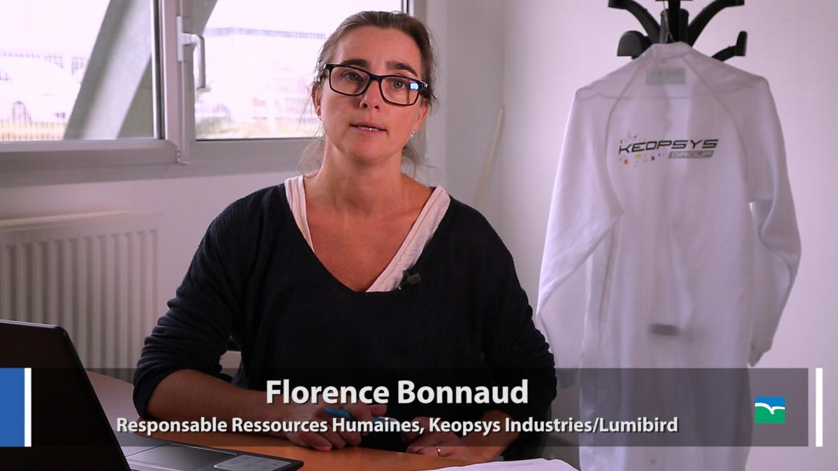 Florence Bonnaud, responsable ressources humaines, Keopsys Industries/Lumibird
