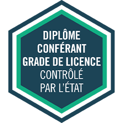 Diplôme conférant grade de licence contrôlé par l’État