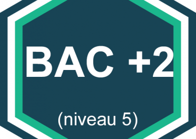 Formations et diplômes : BAC+2